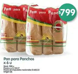 Supermercados Buenos Días Panchos pan oferta