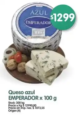 Supermercados Buenos Días Emperador queso azul oferta