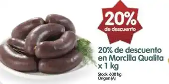 Supermercados Buenos Días Qualita de descuento en Morcilla oferta