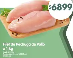 Supermercados Buenos Días Filet de pechuga de pollo oferta