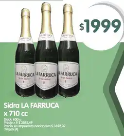Supermercados Buenos Días La farruca sidra oferta