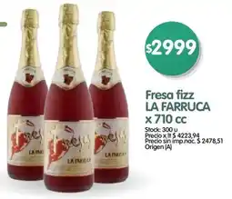 Supermercados Buenos Días La farruca fresa fizz oferta