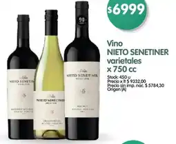 Supermercados Buenos Días Nieto senetiner vino varietales oferta