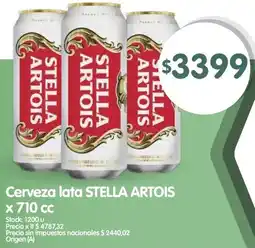 Supermercados Buenos Días Stella artois cerveza lata oferta