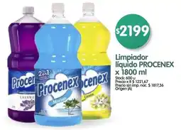 Supermercados Buenos Días Procenex limpiador líquido oferta