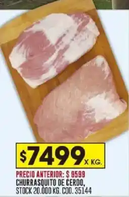 Coto Churrasquito de cerdo oferta