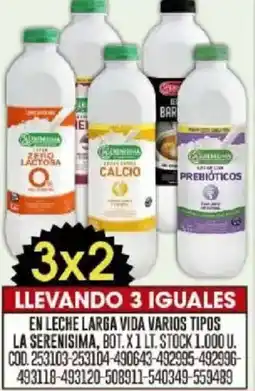 Coto La serenisima en leche larga vida varios tipos oferta