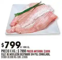 Coto Filet de merluzon despinado sin piel congelado oferta