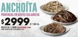 Coto Anchoíta provenzal/en aceite/calabresa oferta