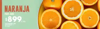 Coto Naranja para jugo oferta