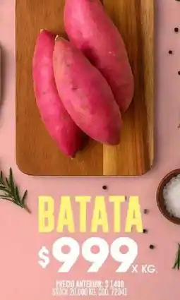 Coto Batata oferta