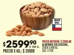 Coto Almendra sin cascara oferta