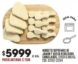 Coto Nuggets/supremas de jamón y queso rebozados congelados oferta