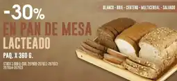 Coto En pan de mesa lacteado paq. oferta