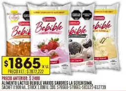 Coto La Serenisima alimento lacteo bebible oferta