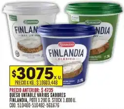 Coto Finlandia queso untable oferta