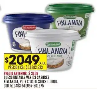 Coto Finlandia queso untable oferta