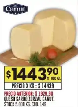 Coto Canut queso sardo zorzal oferta