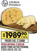 Coto Lácteos Premium queso fynbo oferta