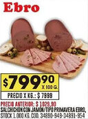 Coto Ebro salsichon con jamon / tipo primavera oferta