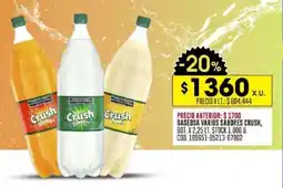 Coto Crush gaseosa oferta