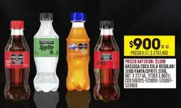 Coto Coca-Cola regular/zero / Fanta / Sprite zero oferta