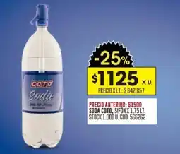 Coto Coto soda oferta