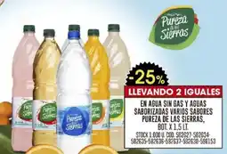 Coto Pureza de las sierras agua sin gas y aguas saborizadas oferta