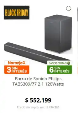 Casa del Audio Philips barra de sonido oferta