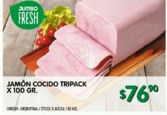Jumbo Jamón cocido oferta