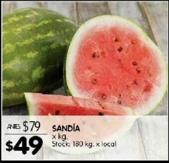 Disco Sandía x kg oferta