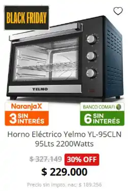 Casa del Audio Yelmo horno eléctrico oferta