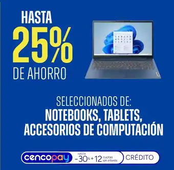 Supermercados Vea Notebooks, tablets, accesorios de computación oferta