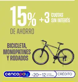Supermercados Vea Bicicleta, monopatines y rodados oferta