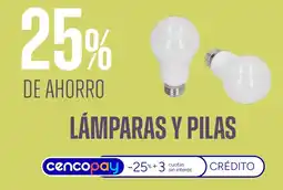 Supermercados Vea Lámparas y pilas oferta