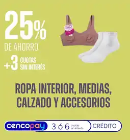 Supermercados Vea Ropa interior, medias, calzado y accesorios oferta