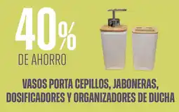 Supermercados Vea Vasos porta cepillos, jaboneras, dosificadores y organizadores de ducha oferta