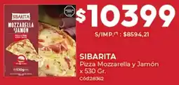 Diarco Sibarita pizza mozzarella y jamón oferta