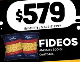 Diarco Ambar fideos oferta