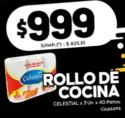 Diarco Celestial rollo de cocina oferta