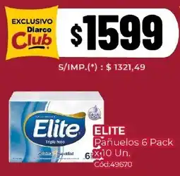 Diarco Elite pañuelos oferta