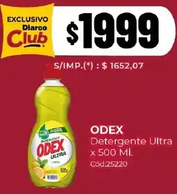 Diarco Odex detergente ultra oferta
