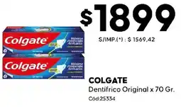Diarco Colgate dentifrico original oferta