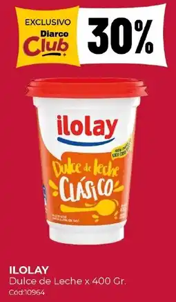 Diarco Ilolay dulce de leche oferta