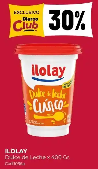Diarco Ilolay dulce de leche oferta