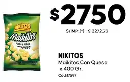 Diarco Nikitos maikitos con queso oferta