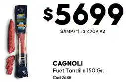 Diarco Cagnoli fuet tandil oferta