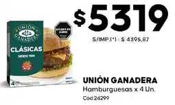 Diarco Unión ganadera hamburguesas oferta