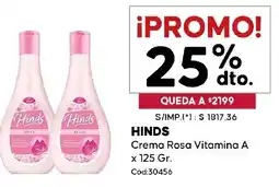 Diarco Hinds crema rosa vitamina A oferta