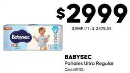 Diarco Babysec pañales ultra regular oferta